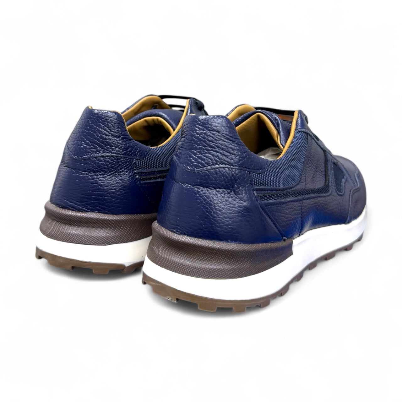 tenis de piel 6034 - blue