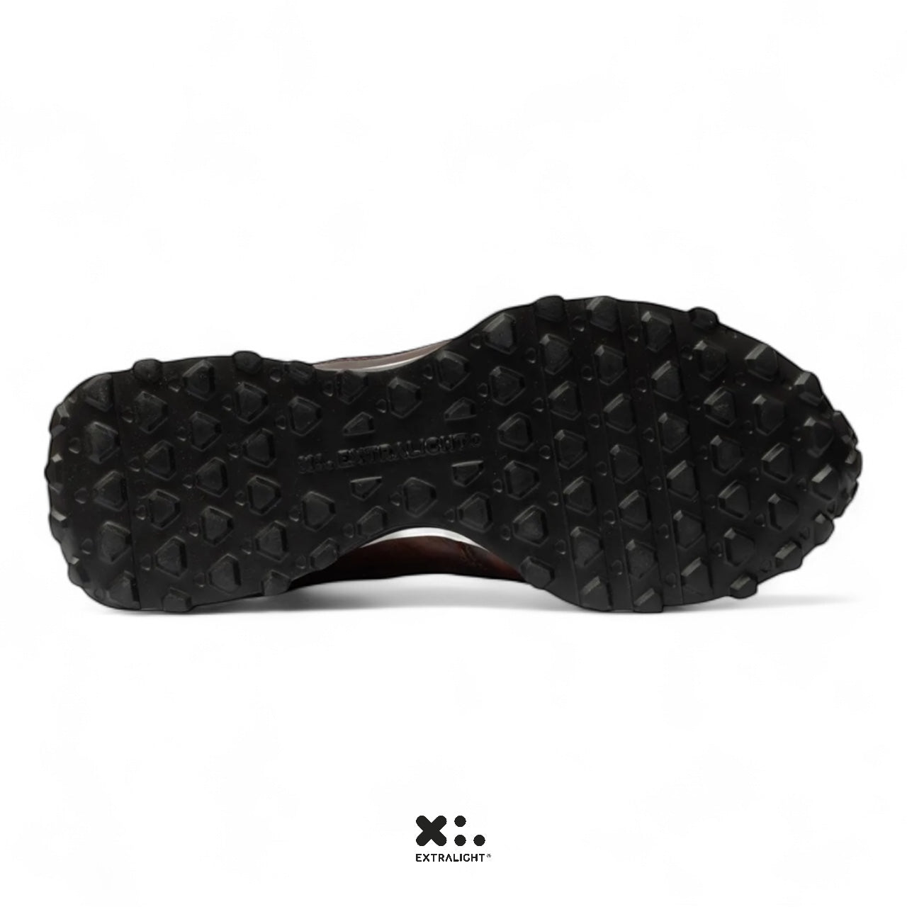 sneaker de piel negro skin print snake Python 20k15 extralight