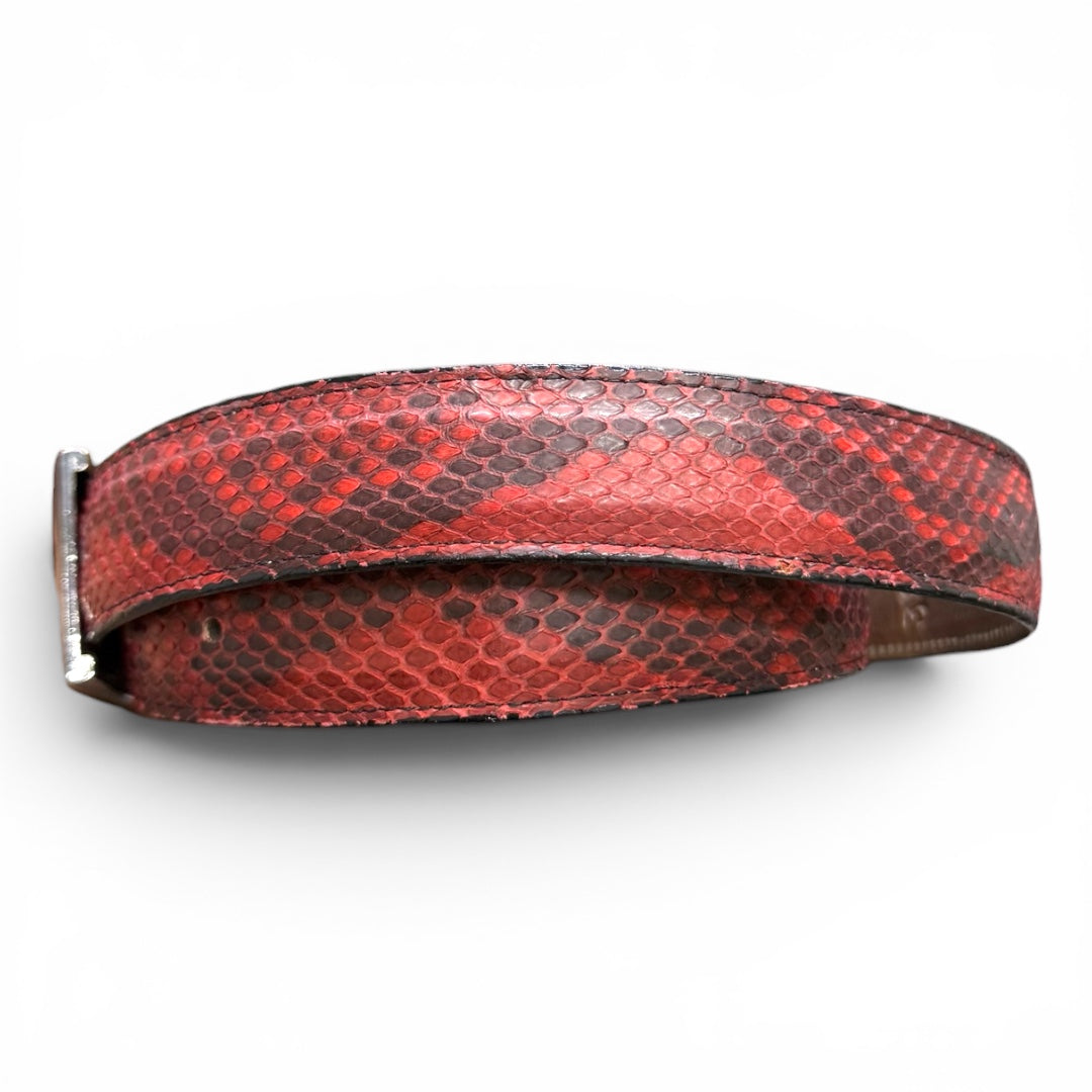 Cinturon de víbora phyton red granada