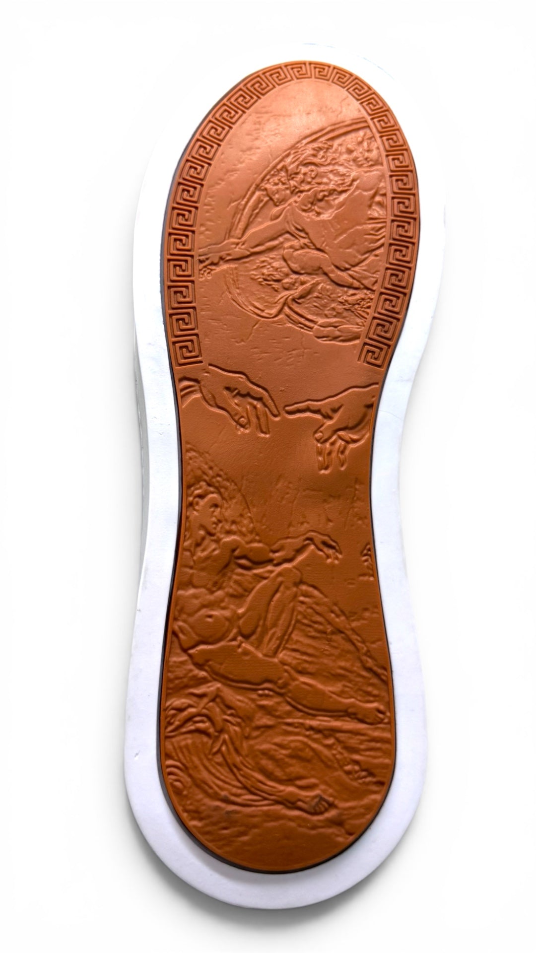 MACRINO- piel venado negro naranja hermes
