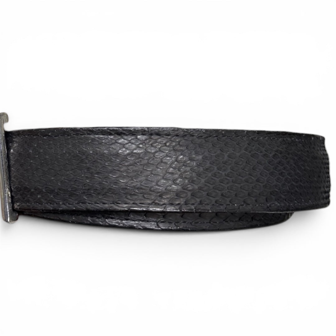 Cinturon de Python black total mate