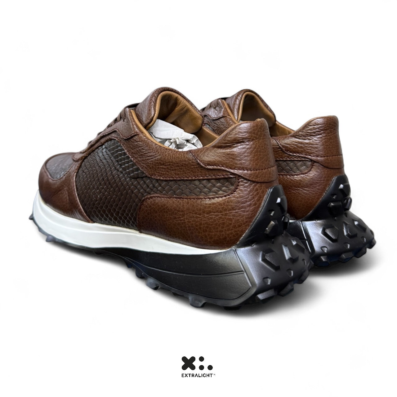 sneaker 20k15 snake print brown extralight
