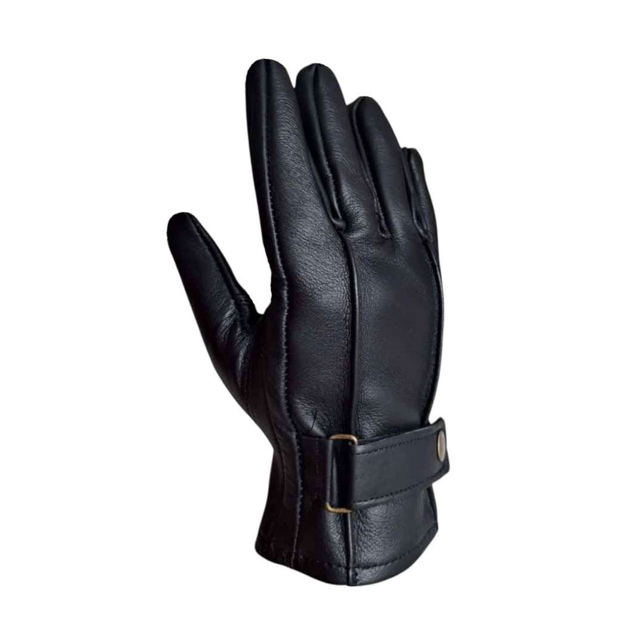 guantes de piel legante • negro cabra