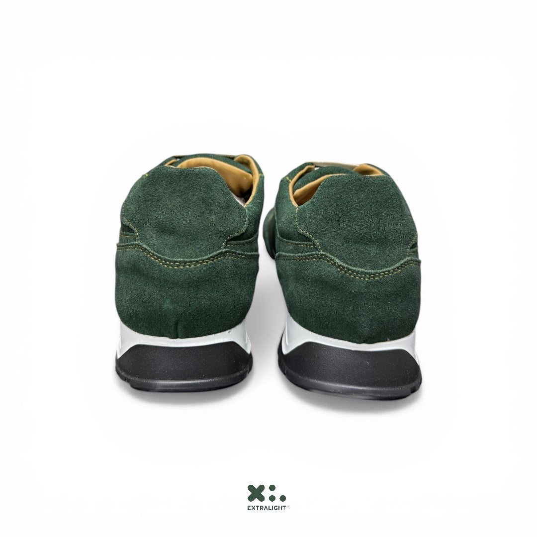 sneaker carson - piel green Extralight® (agujeta blanca)