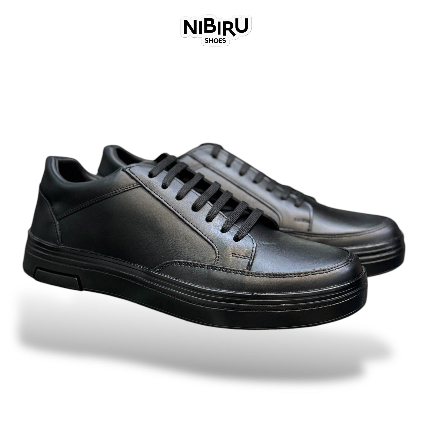 Tenis de piel 9002 - full Black