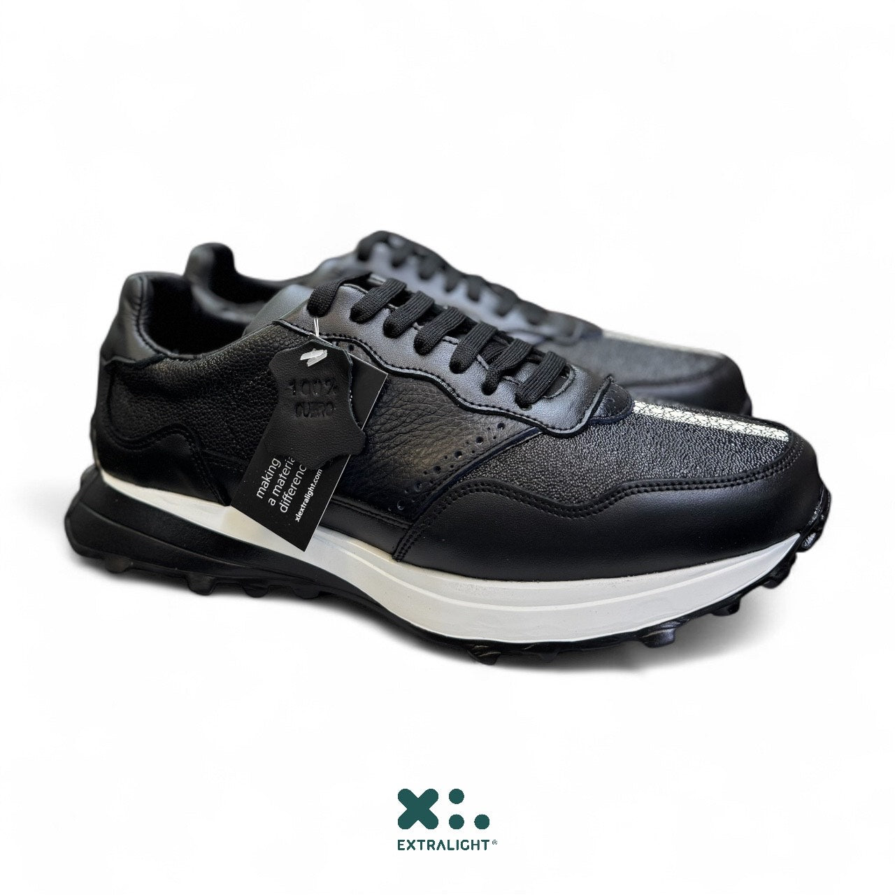 sneaker de piel grabado mantarraya reyna 20k10 extralight