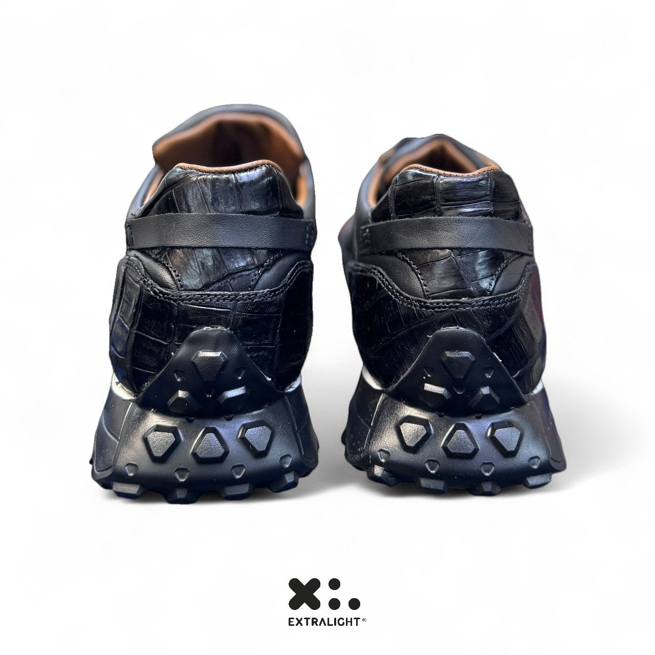 sneaker de piel venado / cocodrilo legitimo talonfull 20k extralight