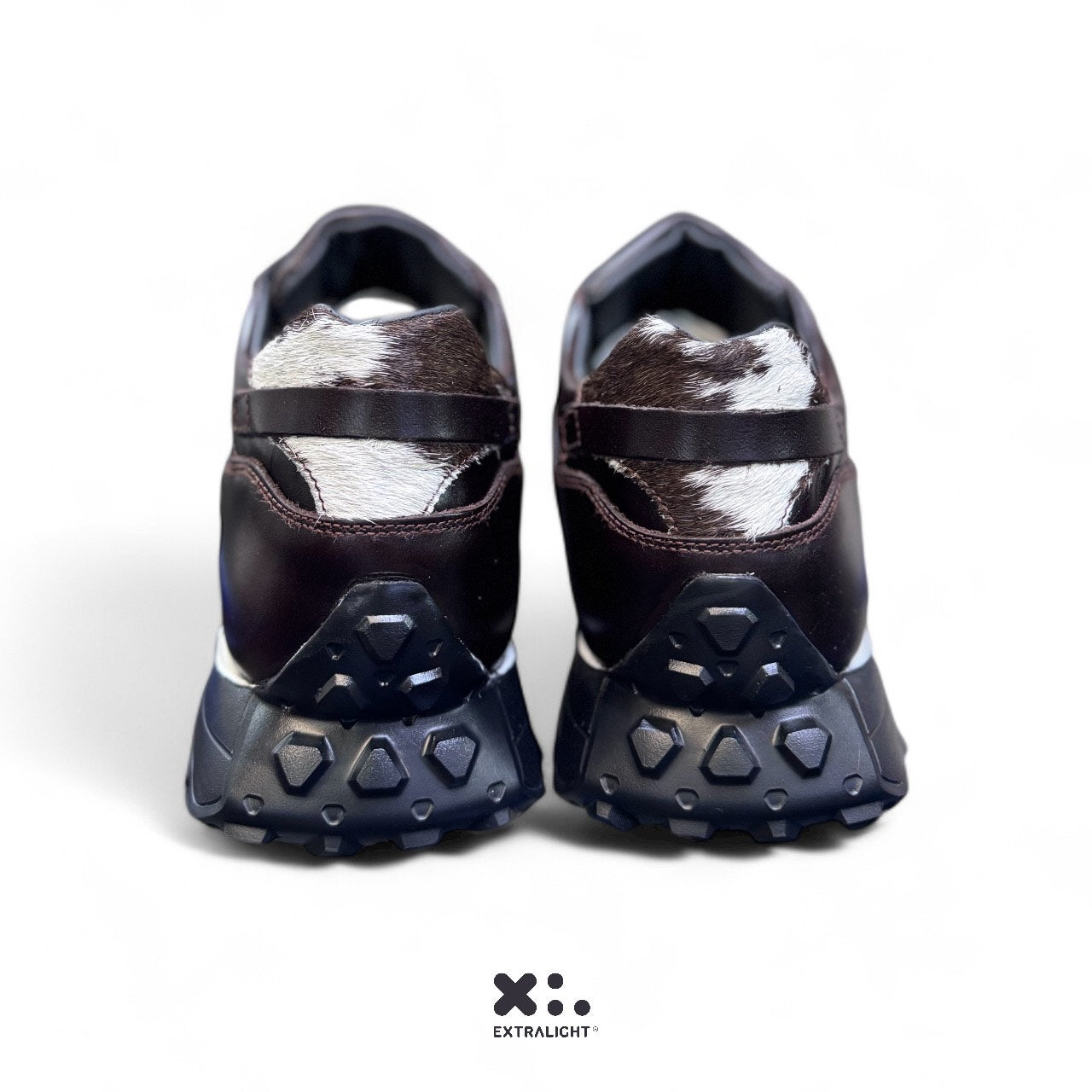 sneaker de piel venado / piel pelo cafe vaca legitimo 20k extralight