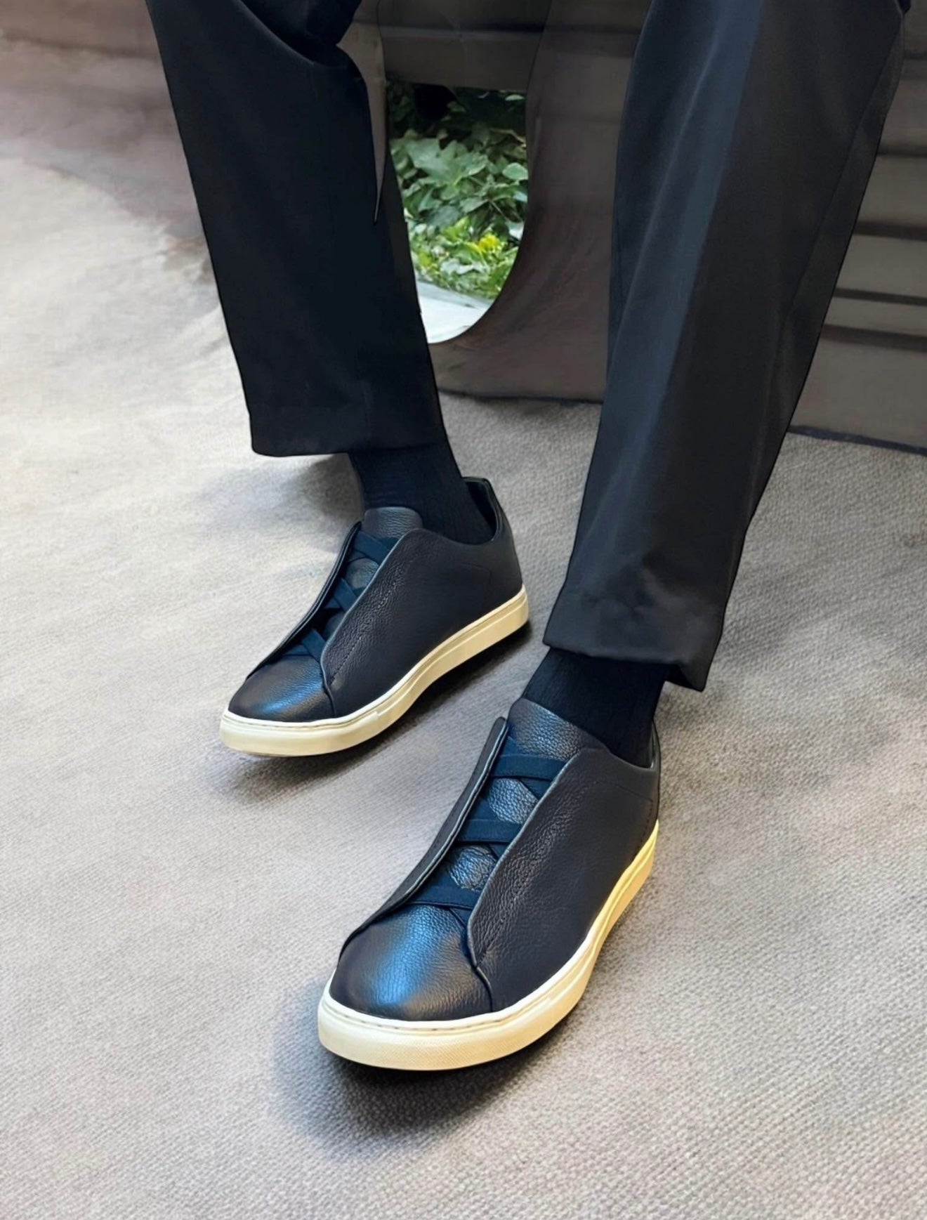 SNEAKERS DE PIEL LOW TOP