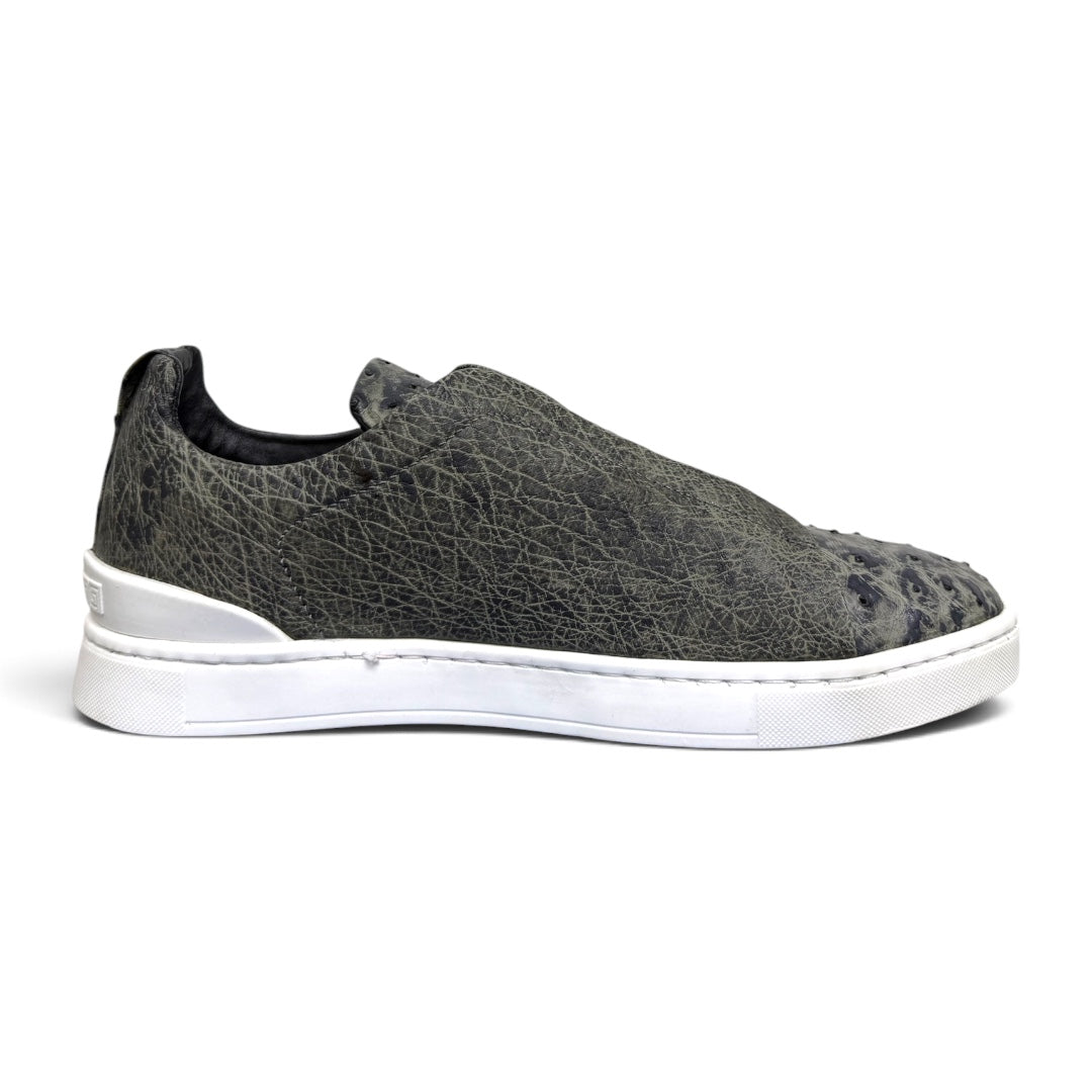 MACRINO- piel avestruz gris orix