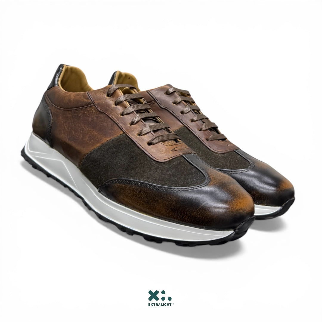 sneaker carson - piel chocolates Extralight®