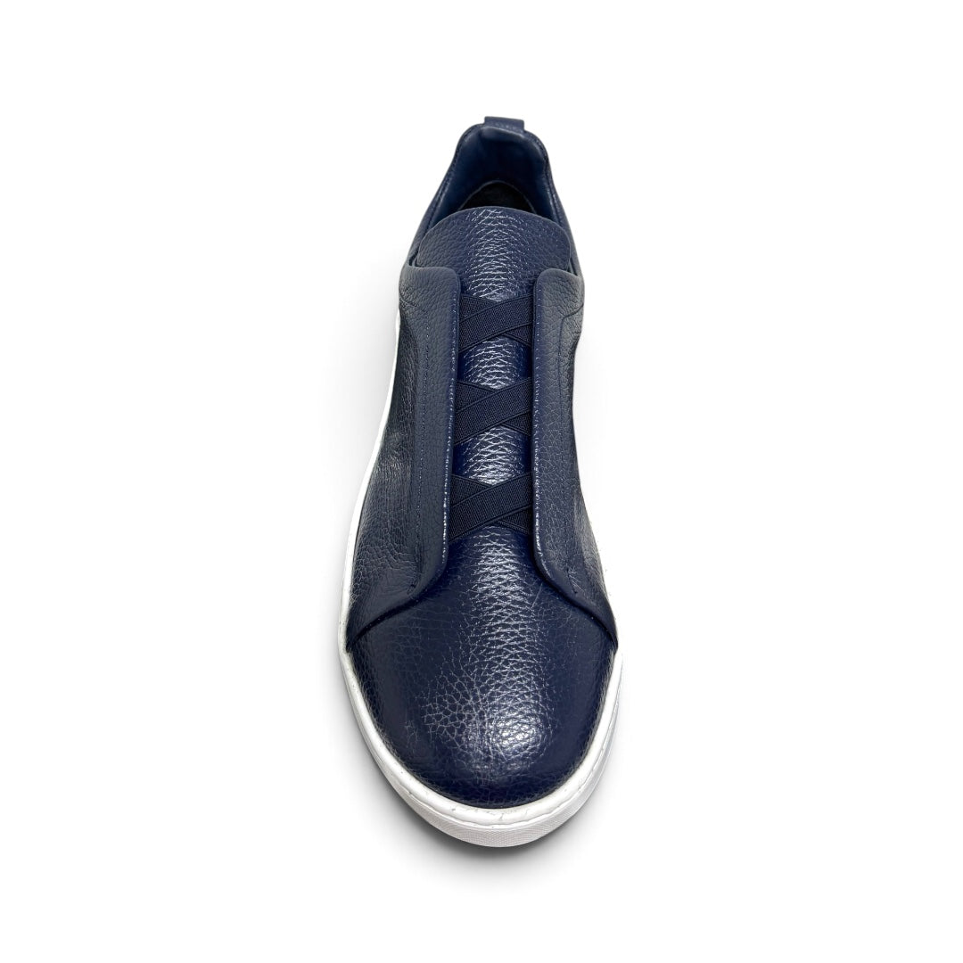 MACRINO- piel venado bleu marino