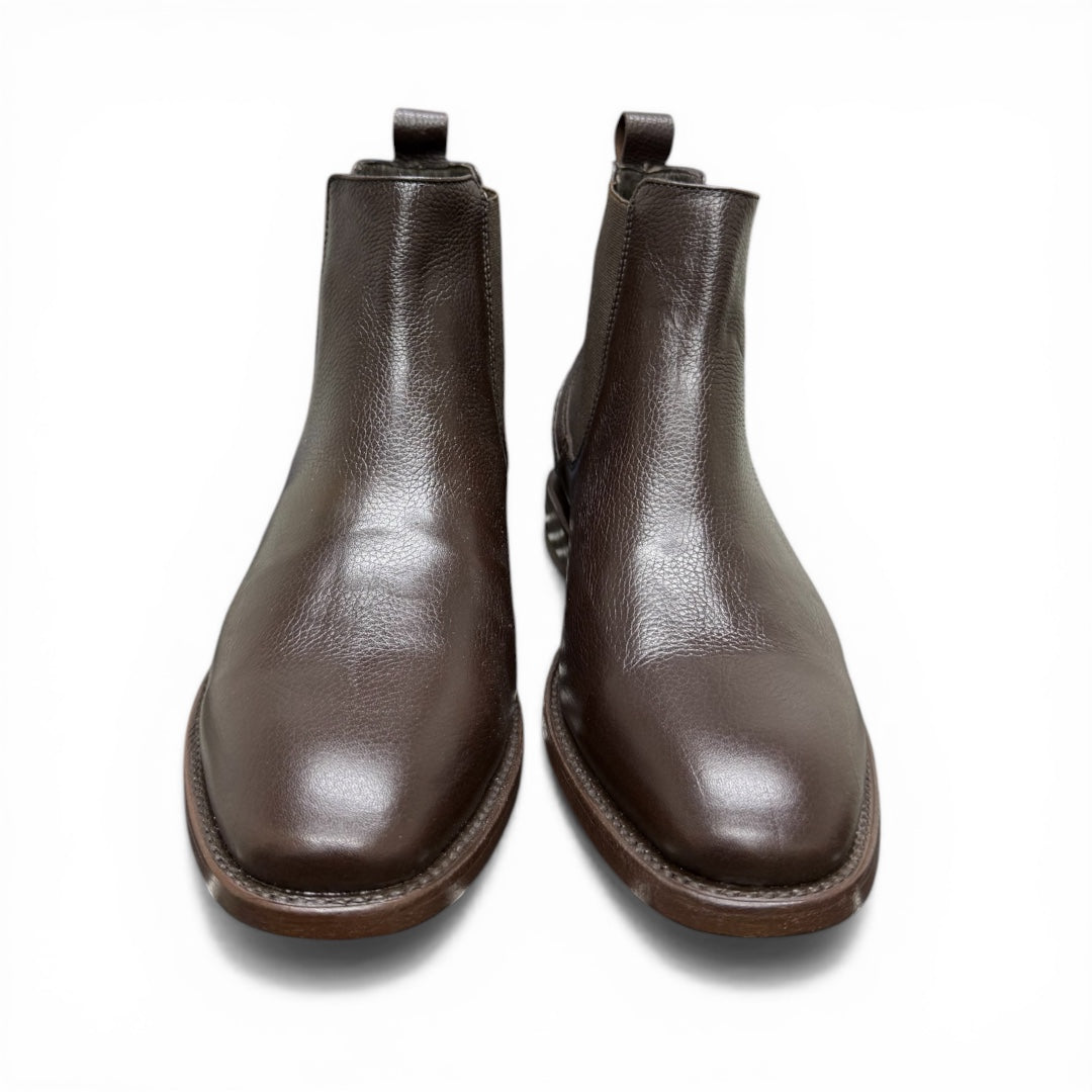 Botines de piel café / piel tiburón mod smith wesson
