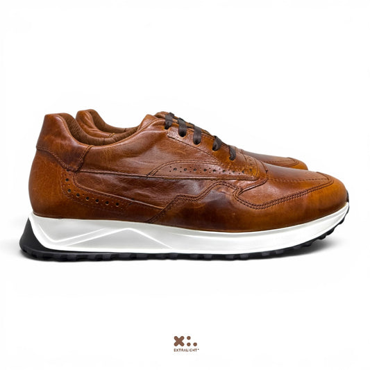 sneaker bostoni - piel caoba pulop extralight