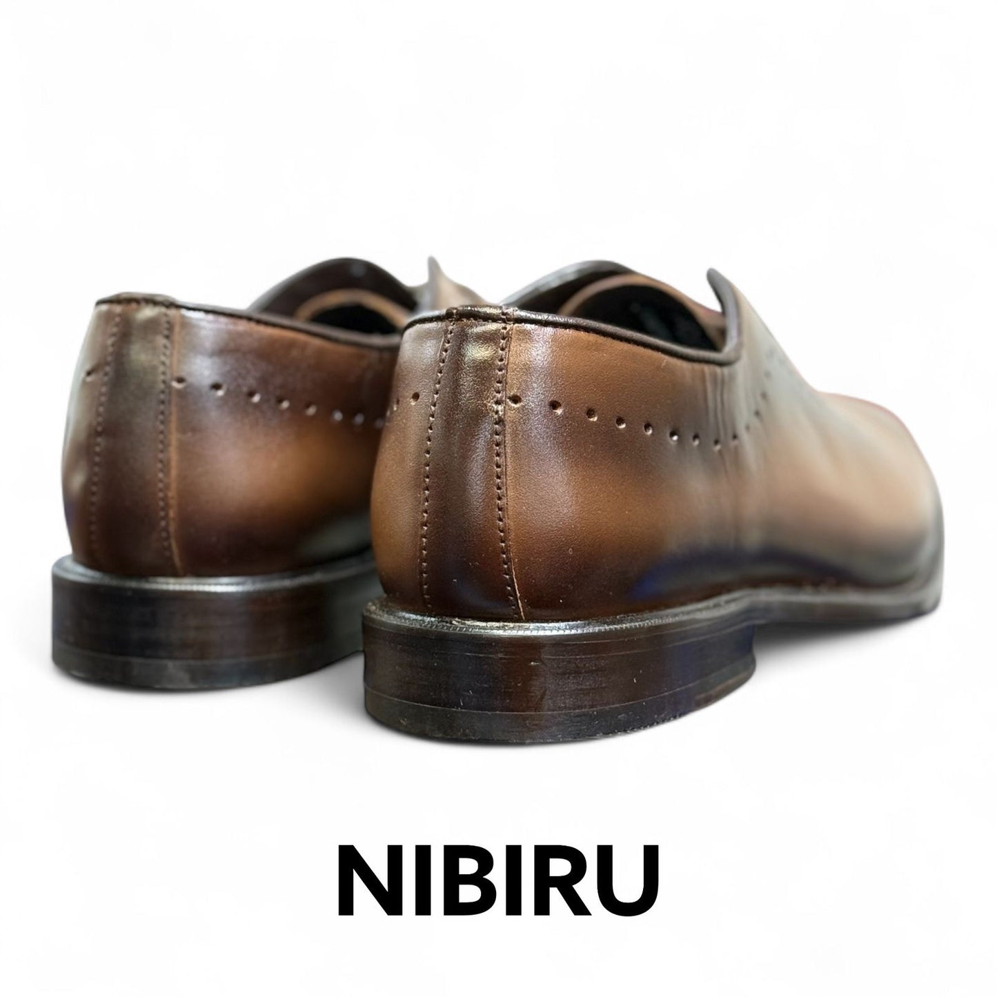 Zapato de piel enzo café