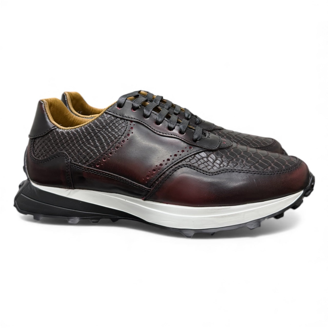 SNEAKER 20K10 SNAKE CAMALEÓN   - piel