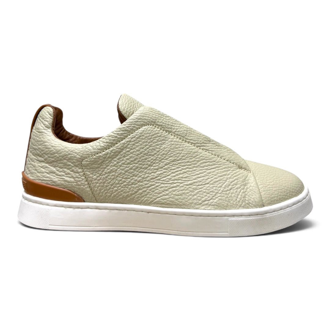 MACRINO- piel venado cream naranja hermes