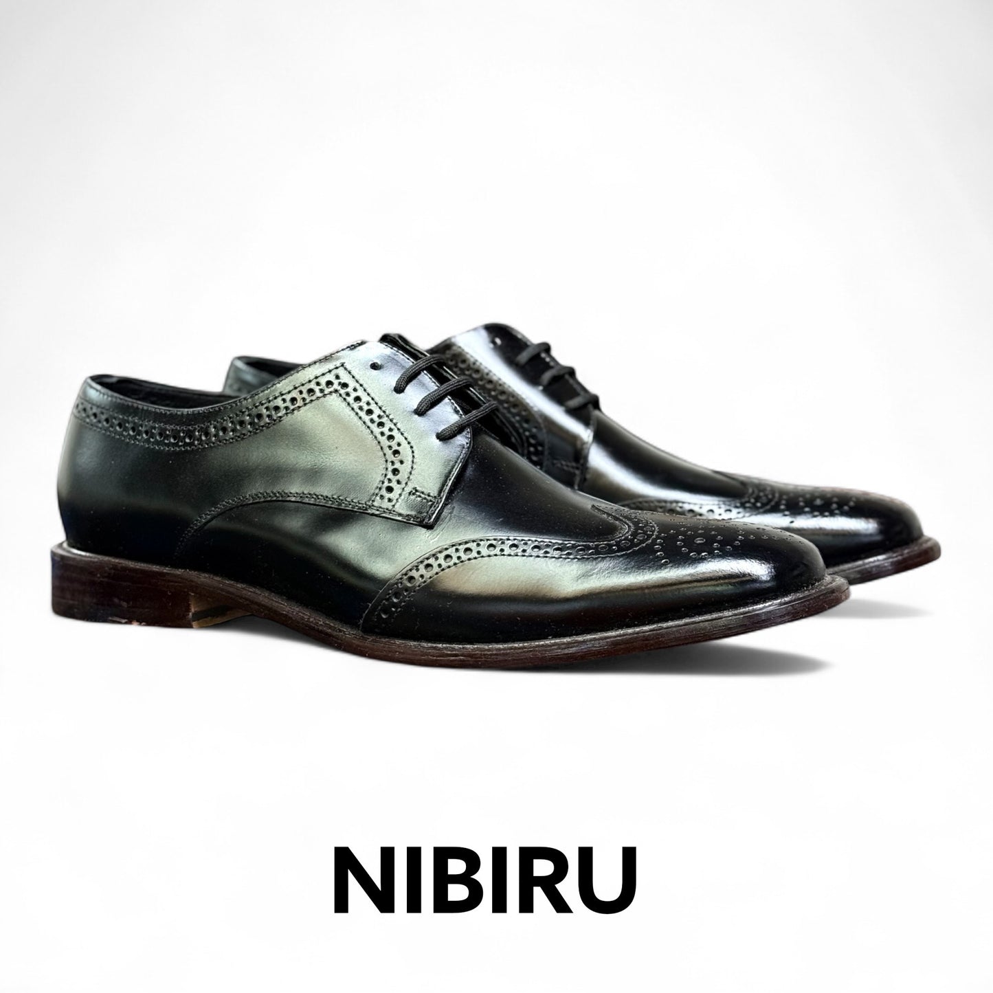 Zapato de piel enzo negro