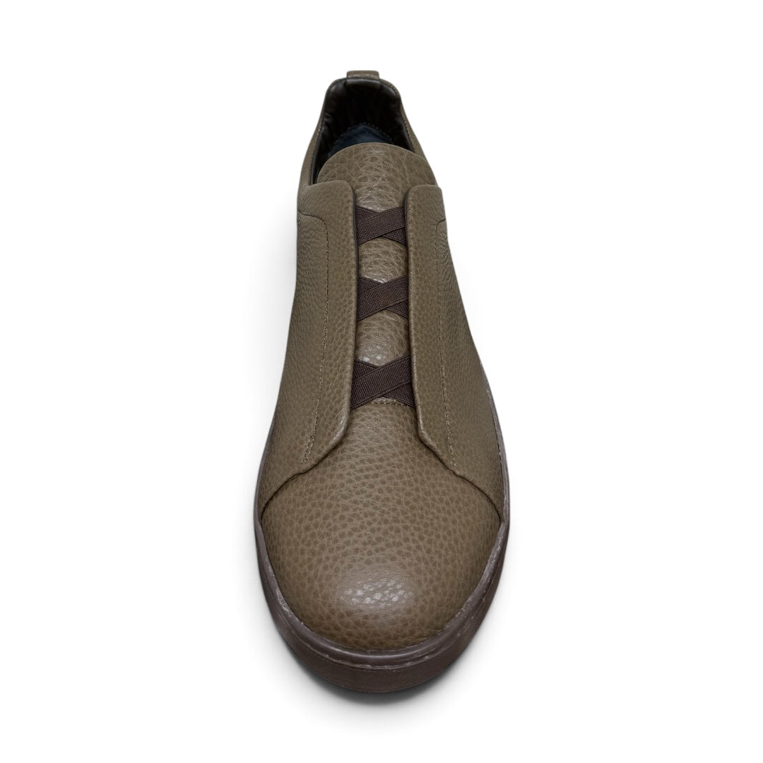 MACRINO- piel venado total panthano Olive