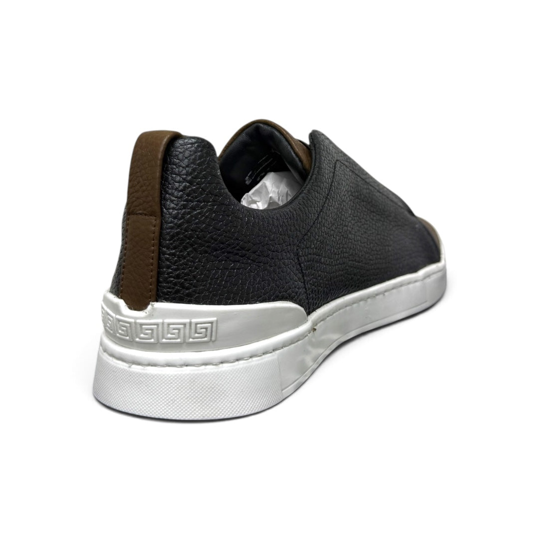 MACRINO- piel venado black caoba