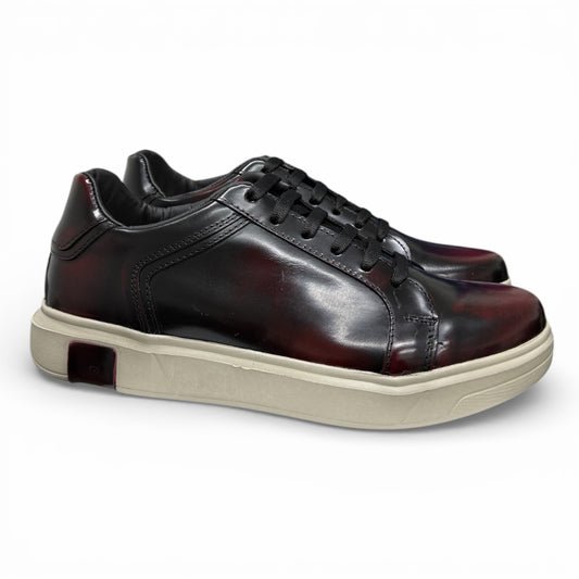 sneakers 9000- piel camaleón black cherry