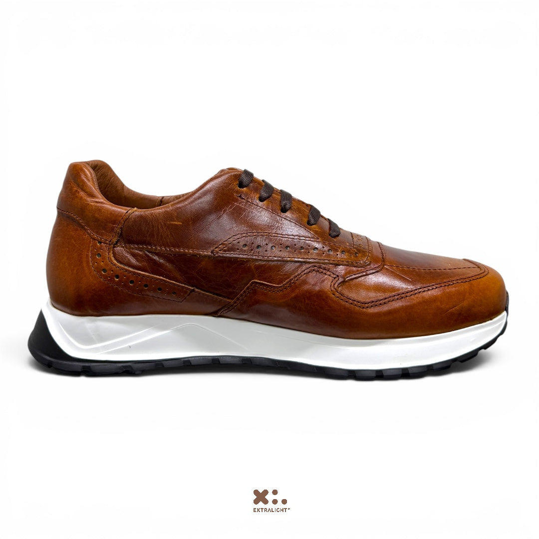 sneaker bostoni - piel caoba pulop extralight