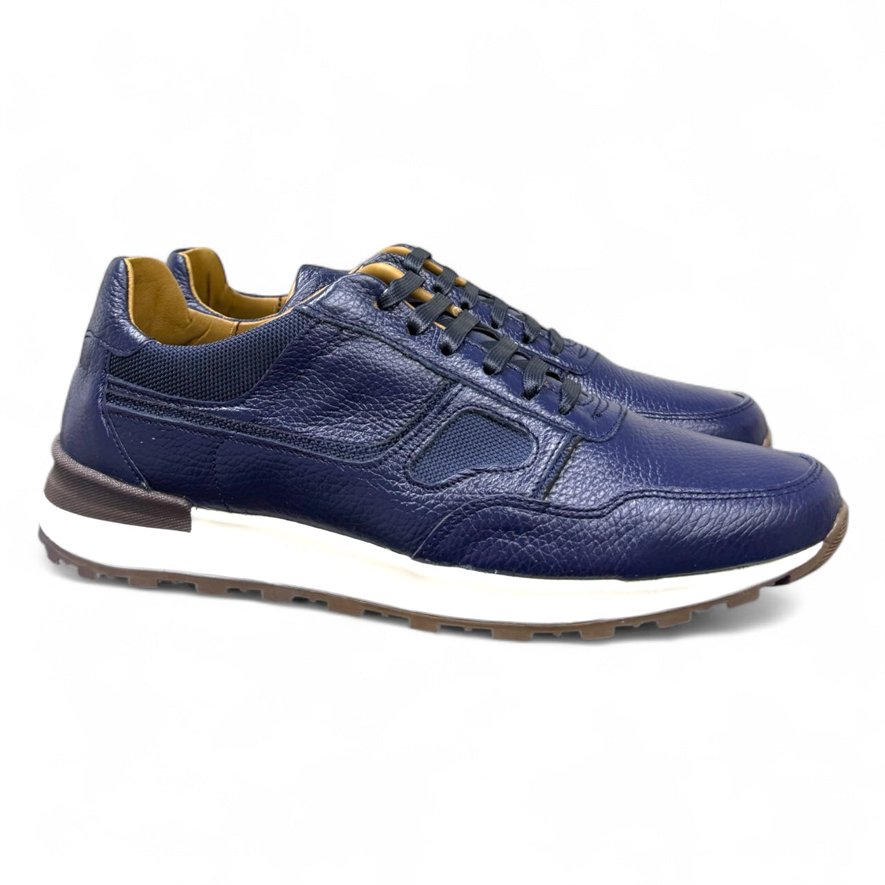 tenis de piel 6034 - blue