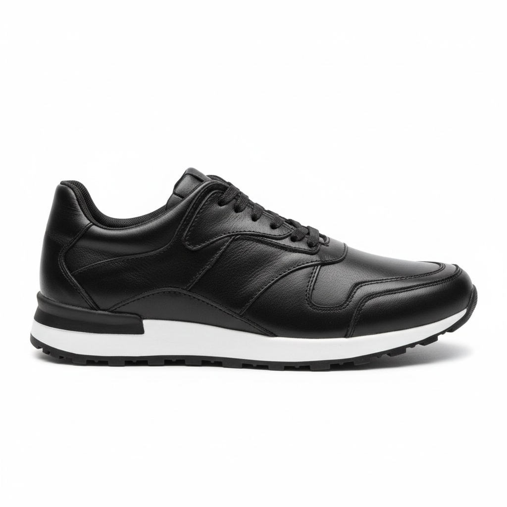 Tenis de piel 6030 - Pull negro