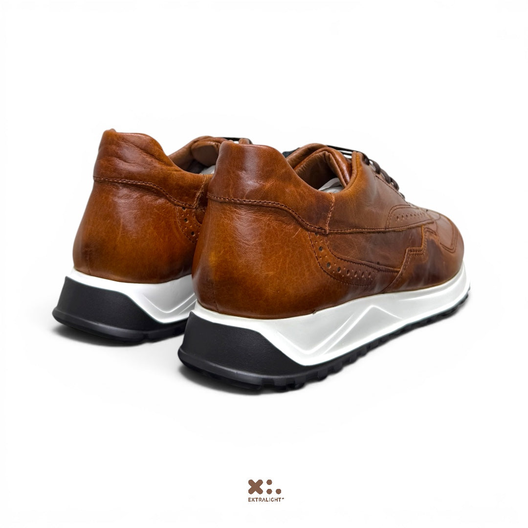 sneaker bostoni - piel caoba pulop extralight