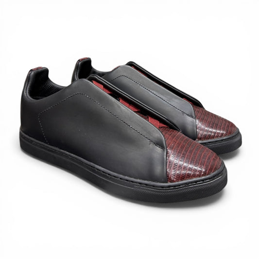 MAISON - piel / lizard red intense