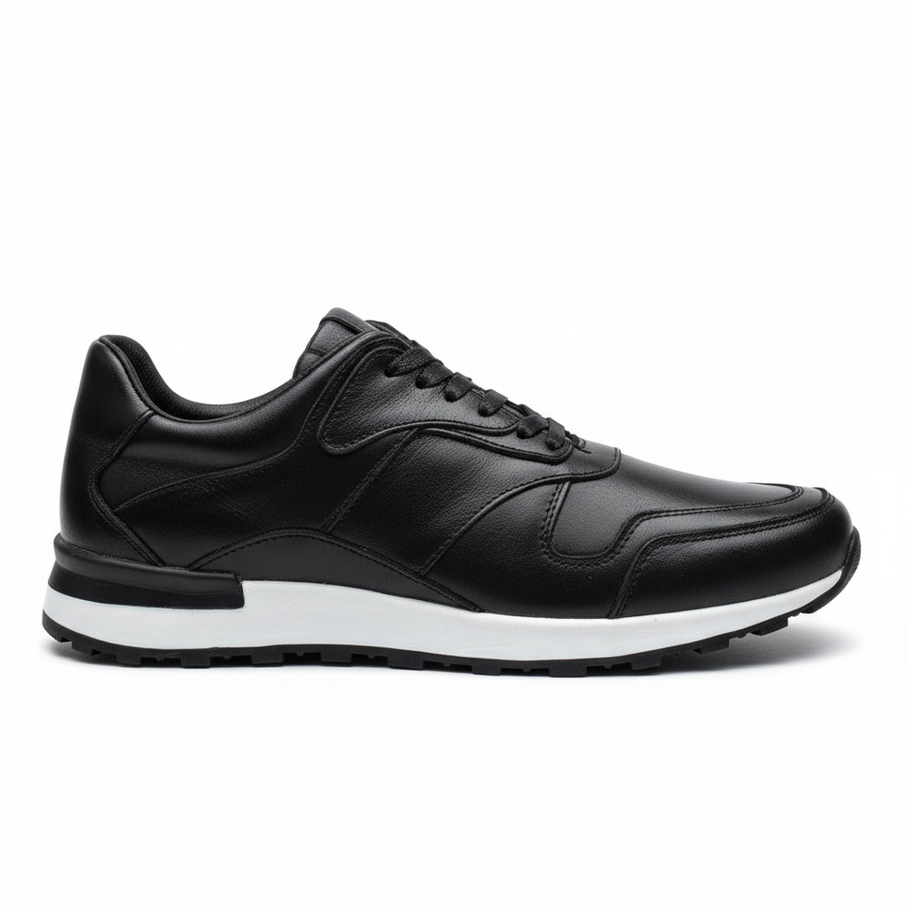 Tenis de piel 6030 - Pull negro