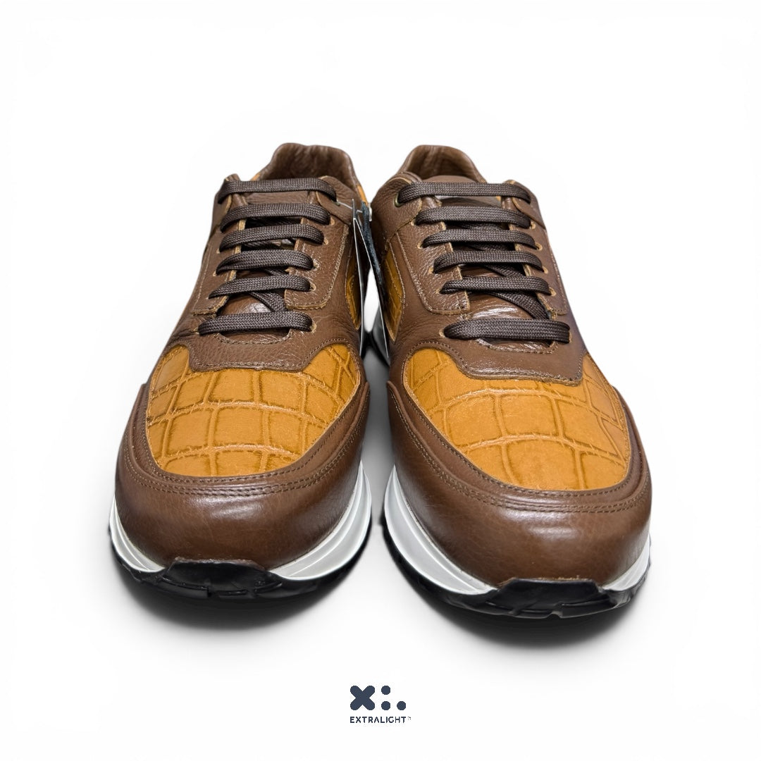 sneaker monclear - honey cocodrilo skin print Extralight®