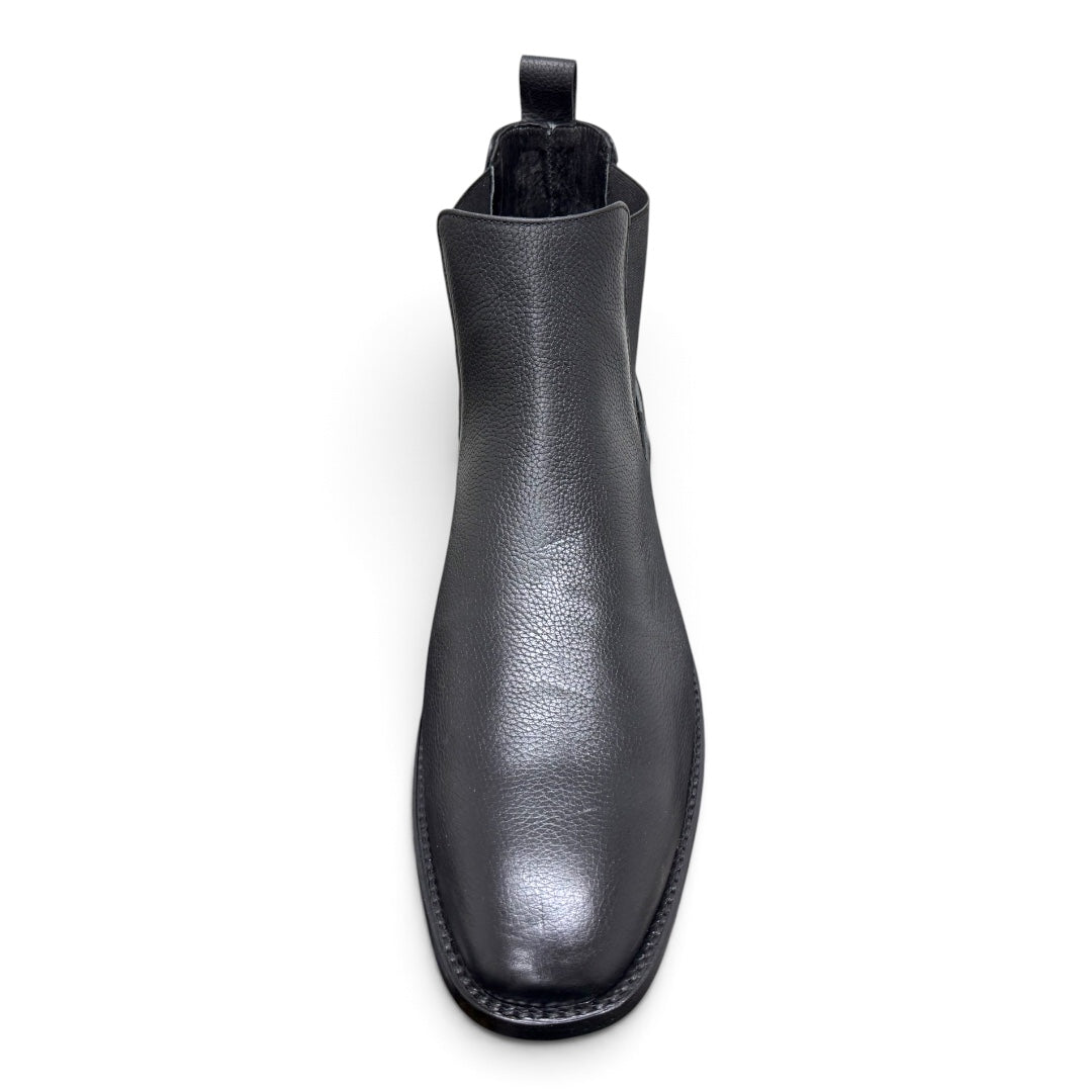 Botines de piel negro / piel elefante mod smith wesson