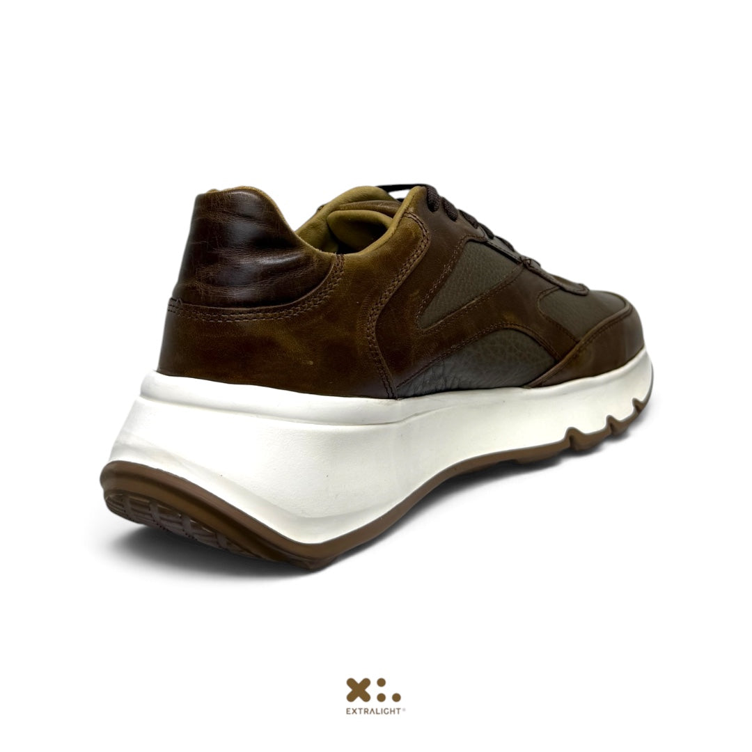 sneaker blade - piel tabaco vacuno /venado Extralight®