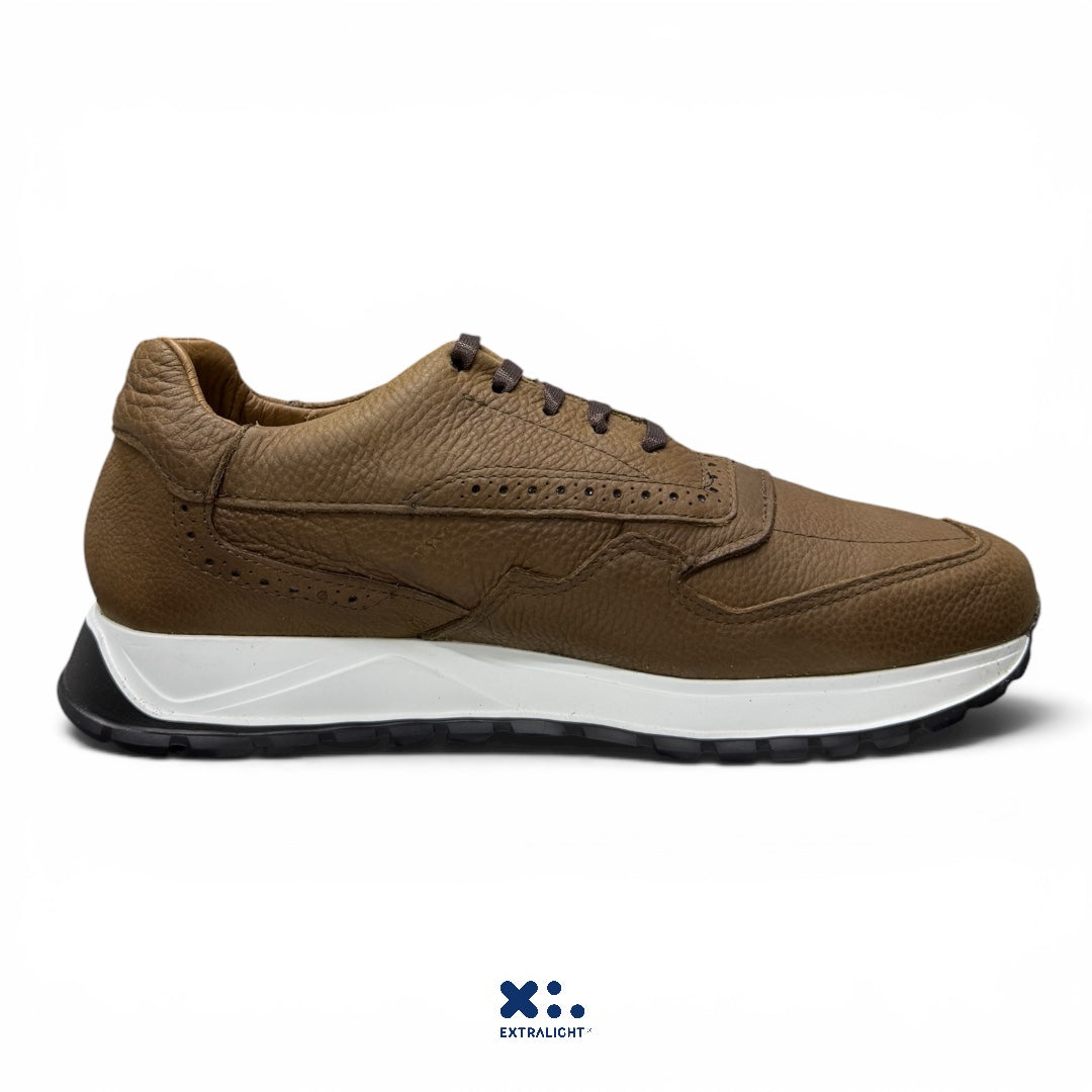 sneaker bostoni - piel venado fango extralight