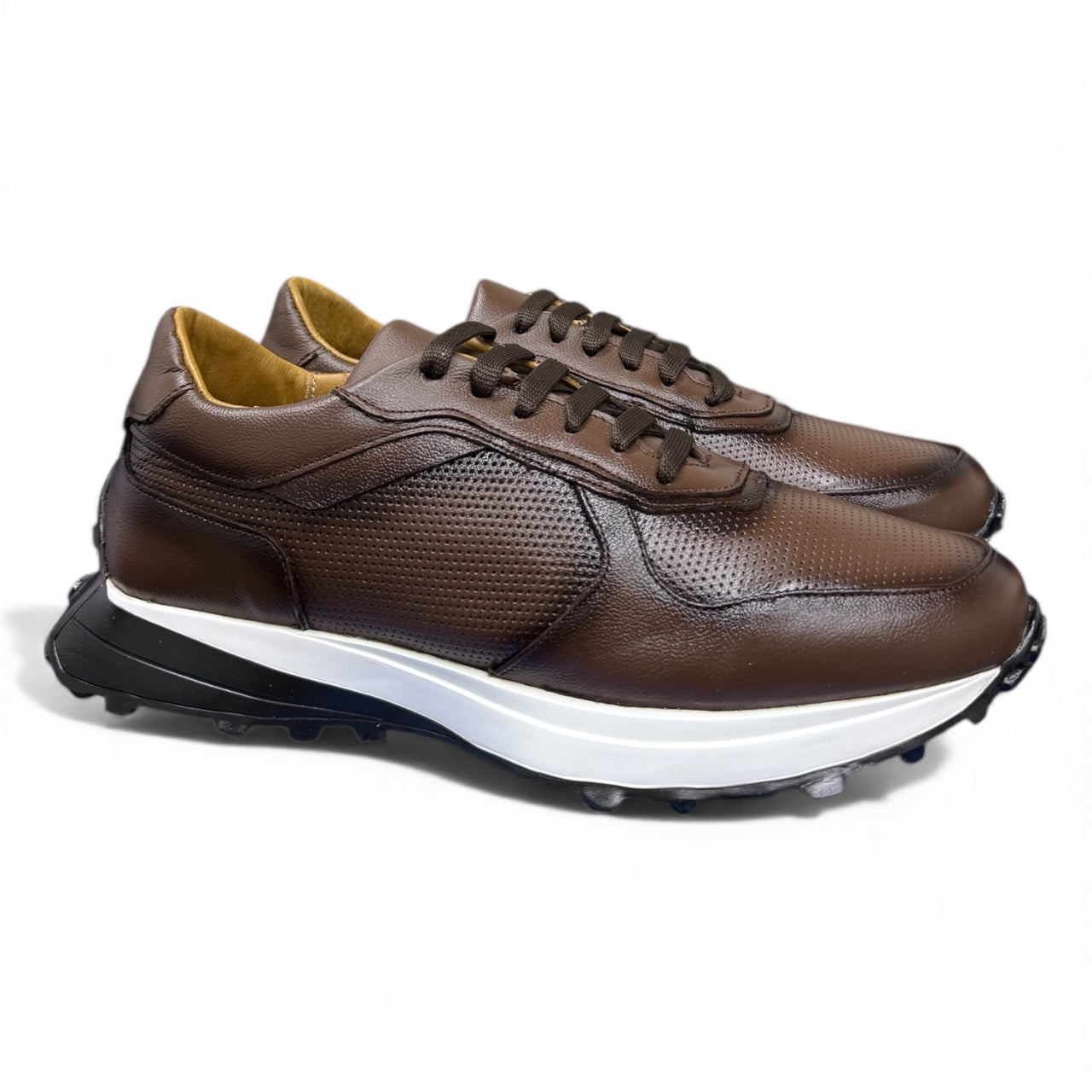 SNEAKER 20K15 BROWN - piel extralight