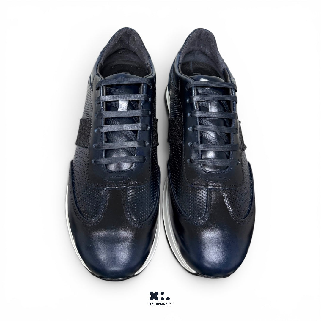 sneaker carson- piel Mantarraya bleu intense extralight