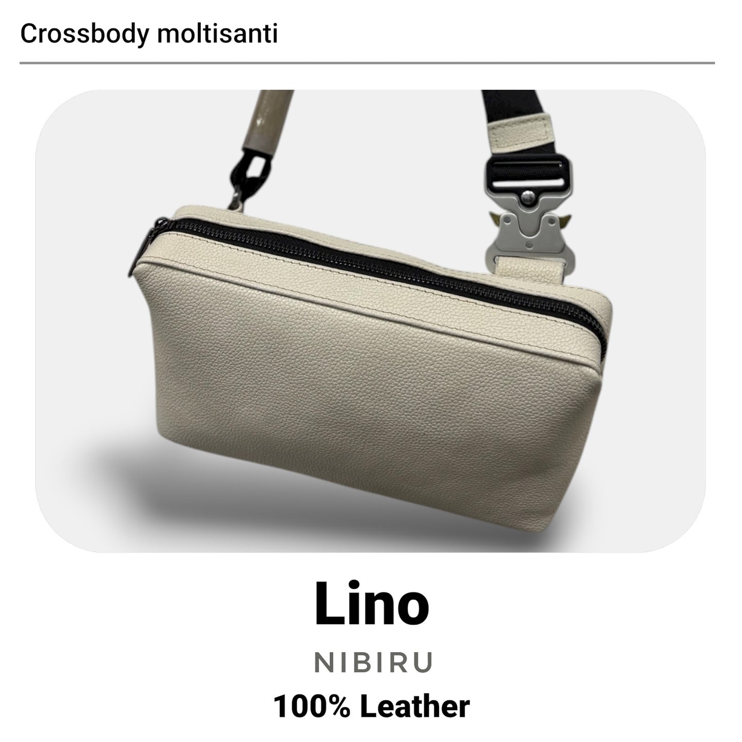 Crossbody de piel moltisanti flother lino