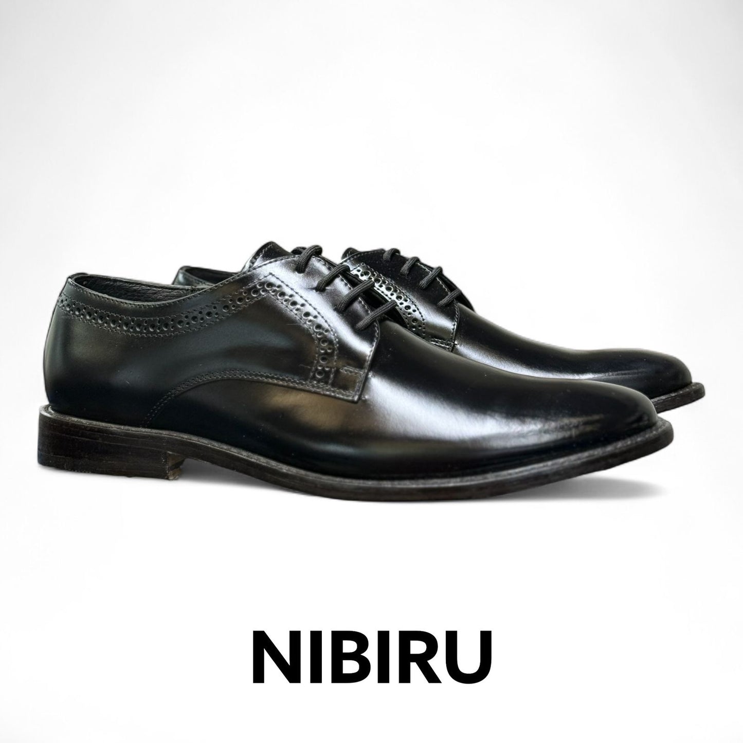 Zapato de piel galeano negro