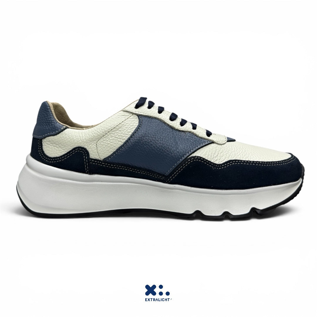 sneaker ralph - piel venado paleta azul Extralight®