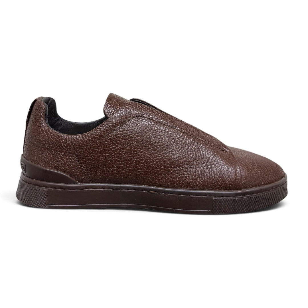 MACRINO- piel venado Shedron lustrado