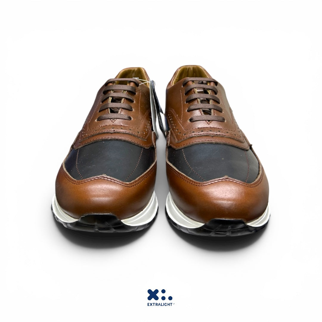sneaker bostoni - whiskey / black extralight