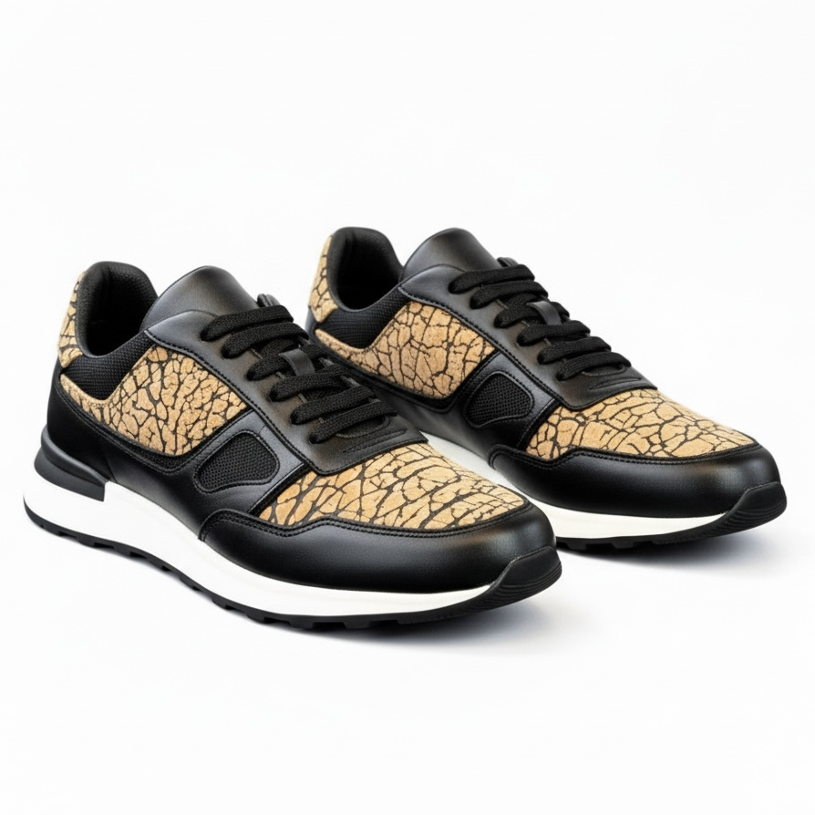 Tenis de piel 6034 - cuello de toro