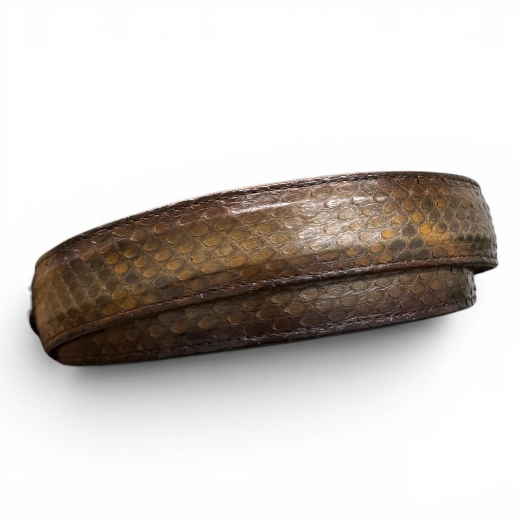 Cinturon de víbora phyton honey Madera