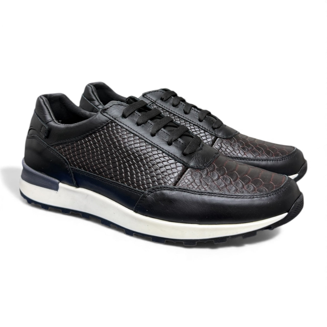tenis de piel 6015 - snake Skin print