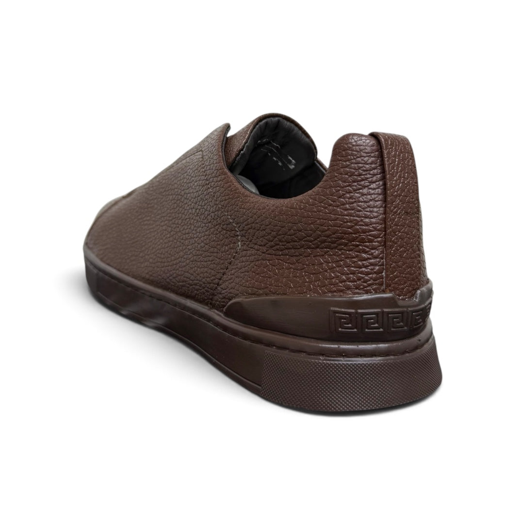 MACRINO- piel venado Shedron lustrado