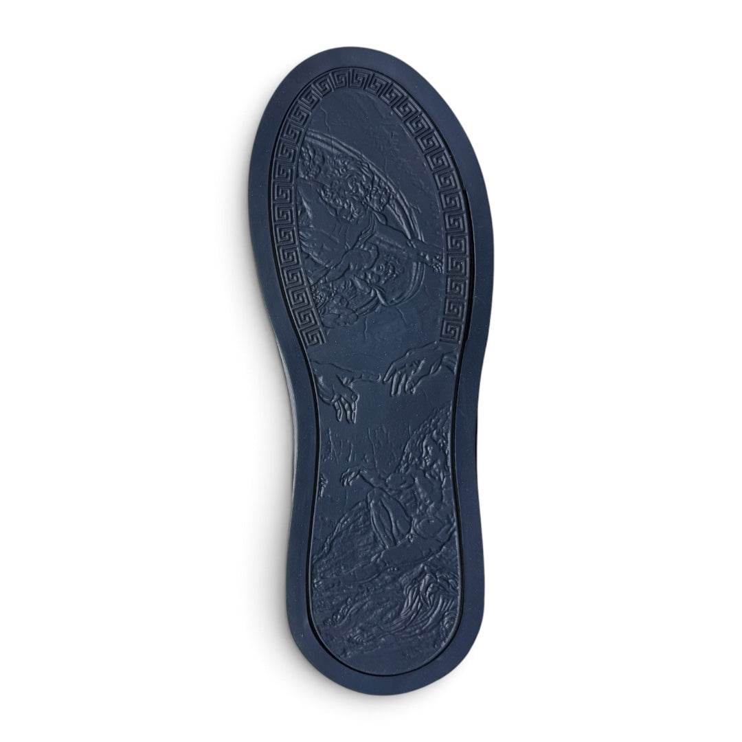 MACRINO- piel venado total bleu marino