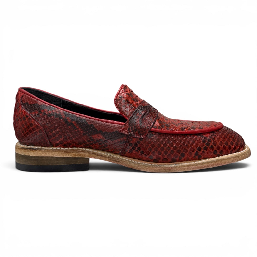 Loafers carmayn piel pyton cherry full