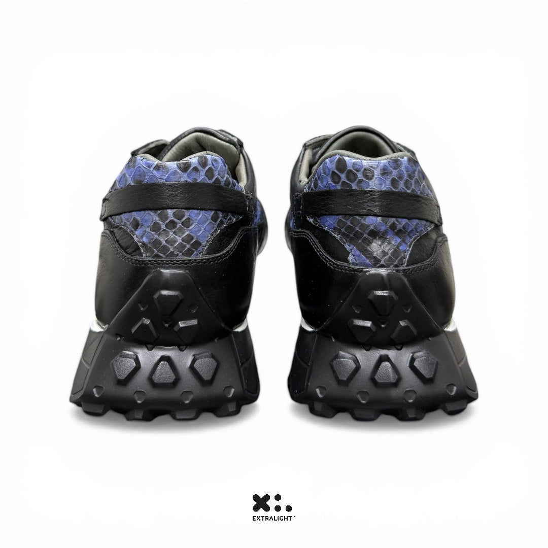 Sneaker 20K piel paper Phyton blue ice extralight®