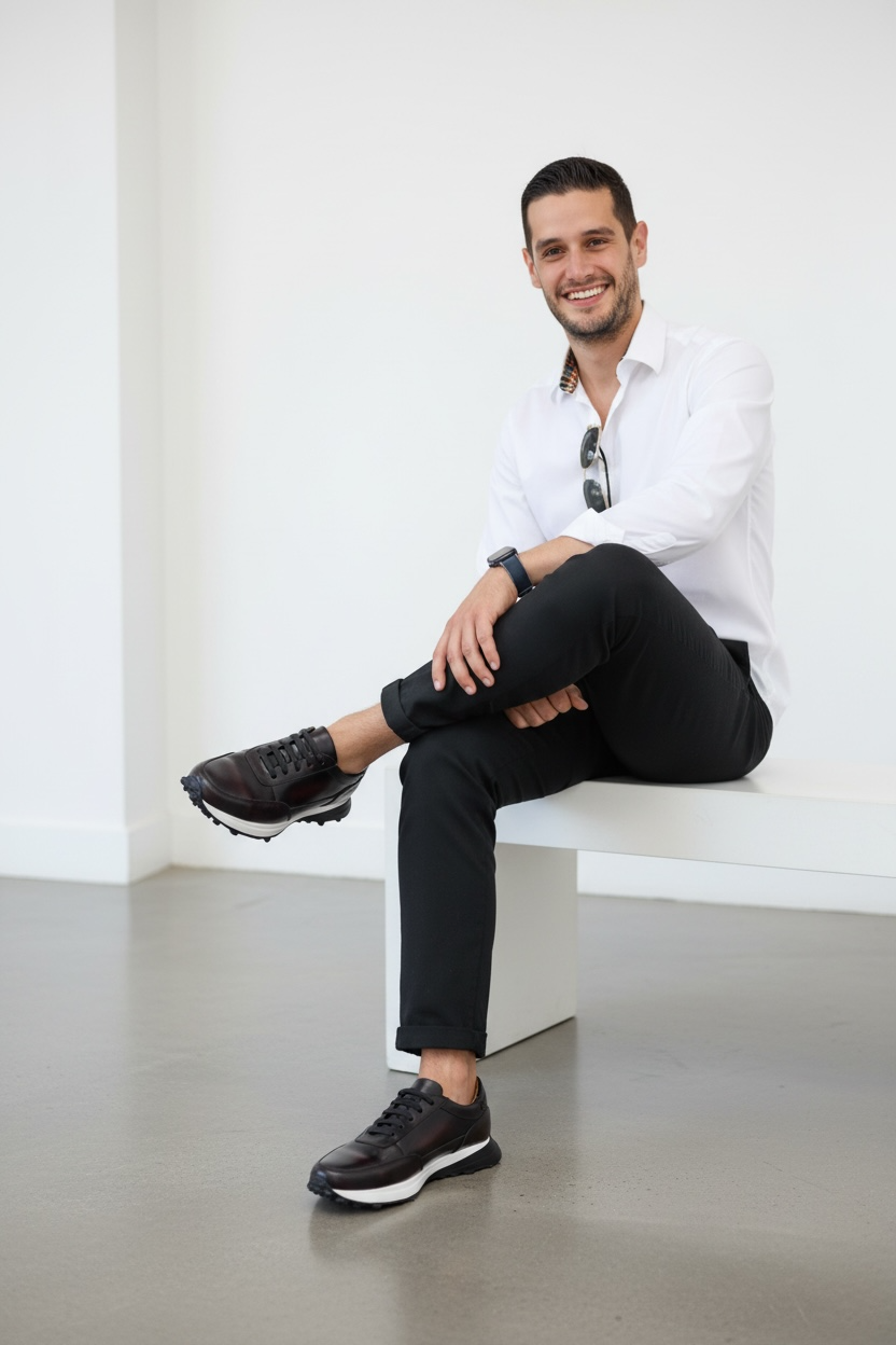 SNEAKER 20K CHERRY NIGHT - piel